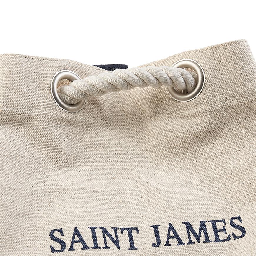 Saint James Unisex Straight Shoulder Bag Crossbody 0305 50 ECRU MARINE