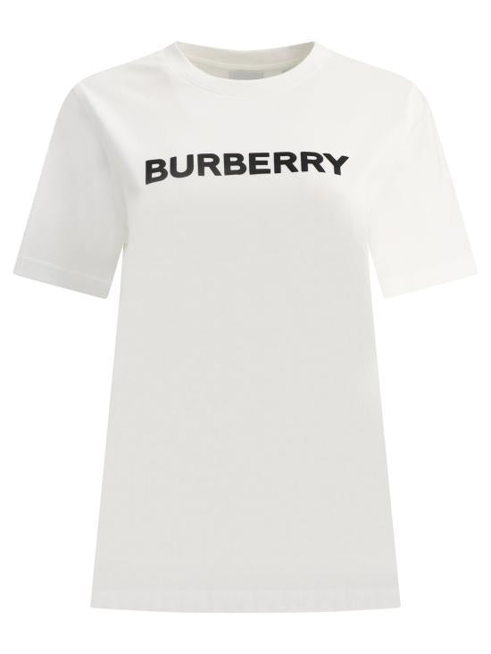 BURBERRY Logo White Cotton T-Shirt