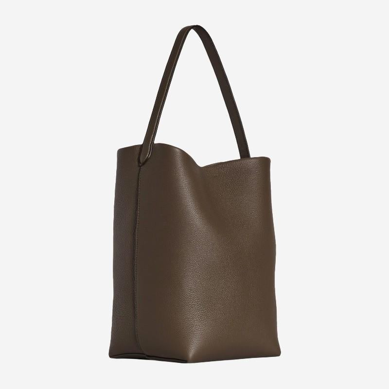 The Row Medium NS Park Tote Bag Linen RHI Beige