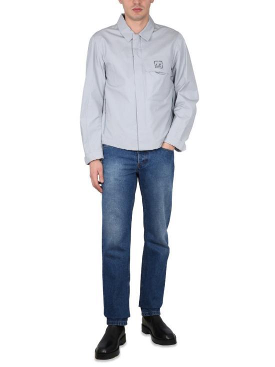 CP Company Men's Jacket 14CMOS019A006450A805 HARBOR MIST DOM
