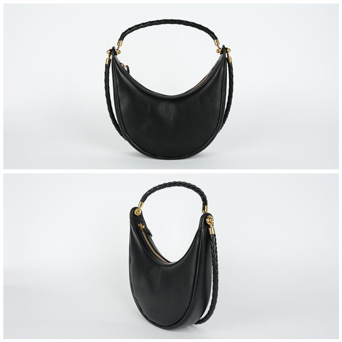 Bottega Veneta Hula Hoop Leather Shoulder Bag 794902 V3IW1 1019