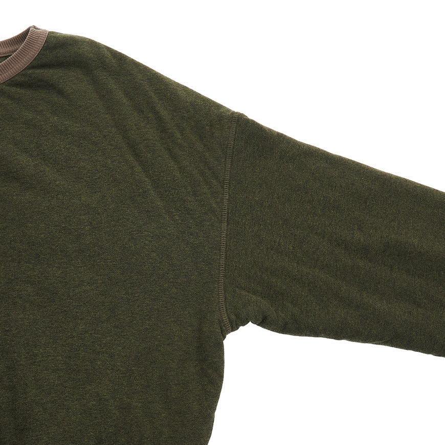 Maison Margiela Bird Patch Crewneck Sweatshirt for Men Navy Cotton