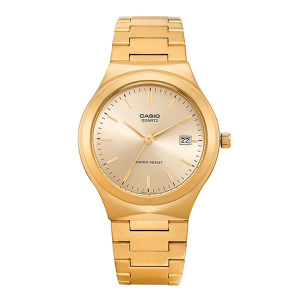 Casio Gold-Tone Stainless Steel Unisex Analog Dress MTP 1170N 9ARDF MTP 1170N 9A