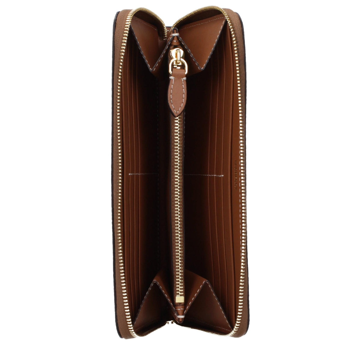 BURBERRY Leather Long Wallet