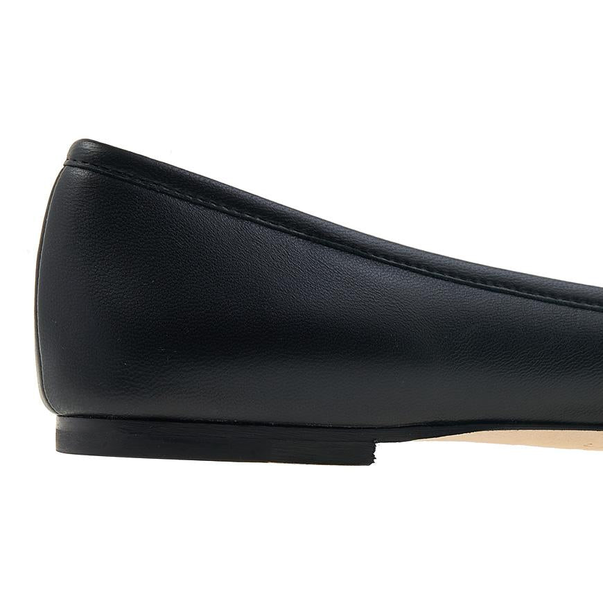 Jimmy Choo Black Nappa ELME Flat Women’s Shoes