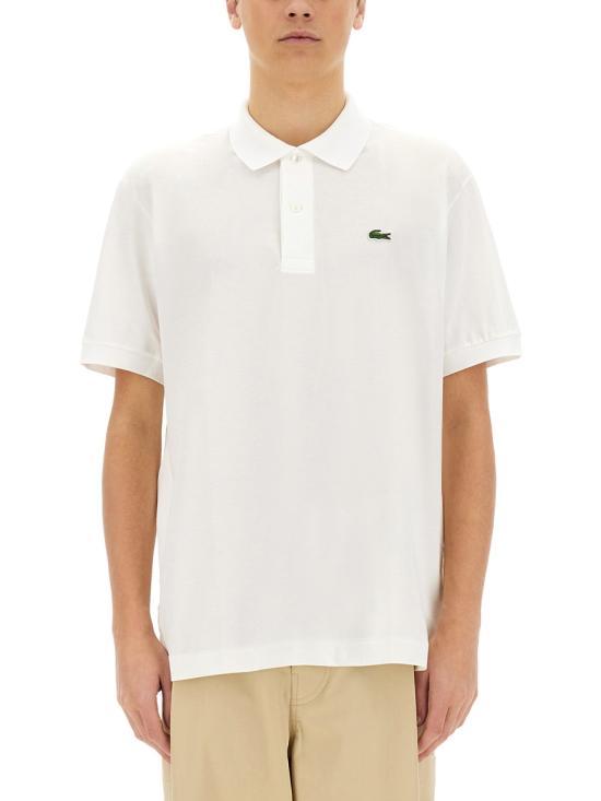Lacoste Men’s Cotton Polo Shirt PH9851001 WHITE DOM