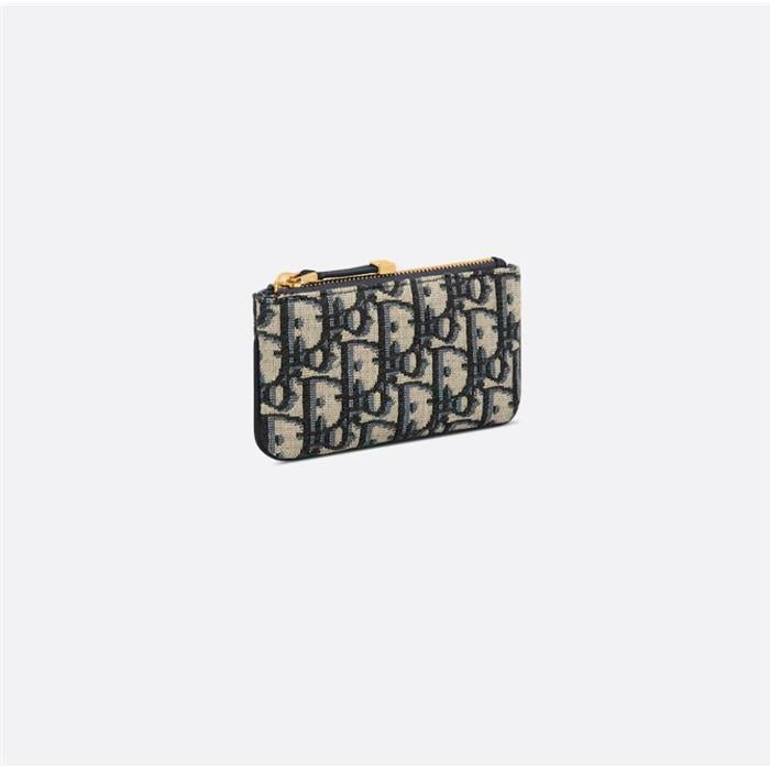 DIOR Oblique Myrte Zip Key Wallet S2177UTZQ