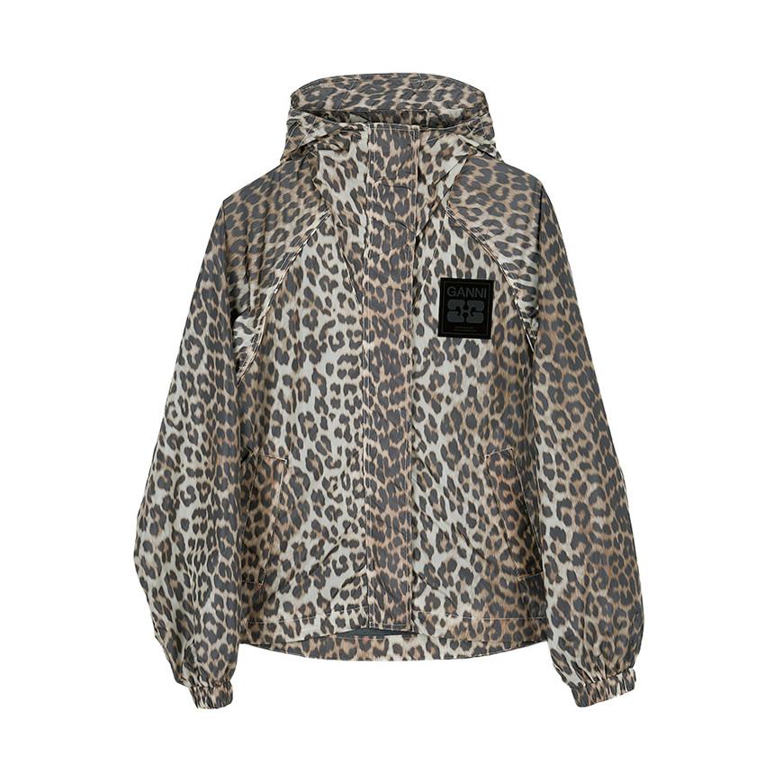 GANNI Women’s Leopard Print Jacket W0738 859