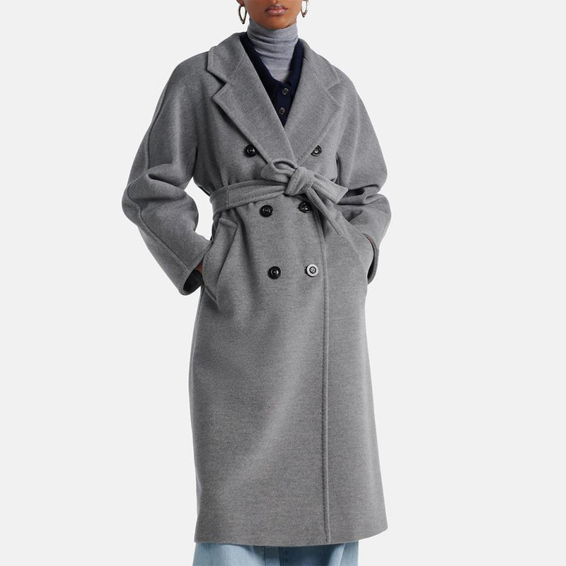 Max Mara Grey Wool Madame Coat