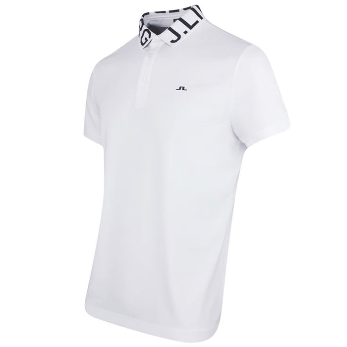 J LINDEBERG Regular Fit Polo T-Shirt White Men’s