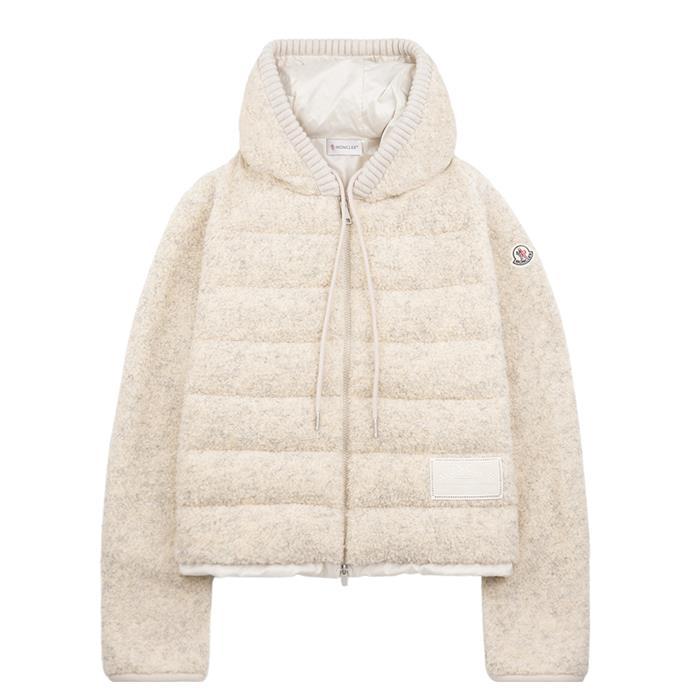 Moncler Teddy Hooded Zip Puffer Jacket