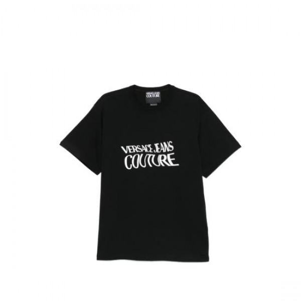 Versace Jeans Couture Logo Print T-Shirt for Men 80GAHE04 CJ00E 899