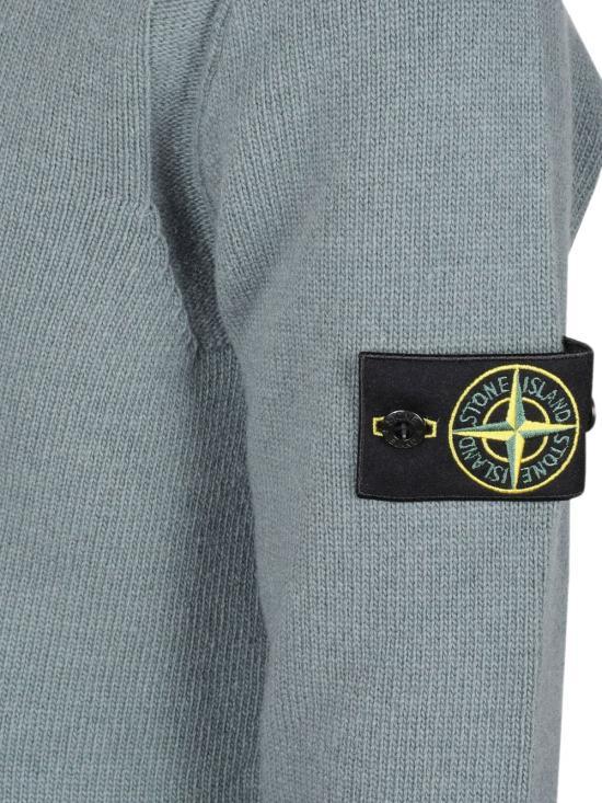 STONE ISLAND Lambswool Ribbed Trim Regular Fit Crewnec L2S15 5100072 S00A3 V005T