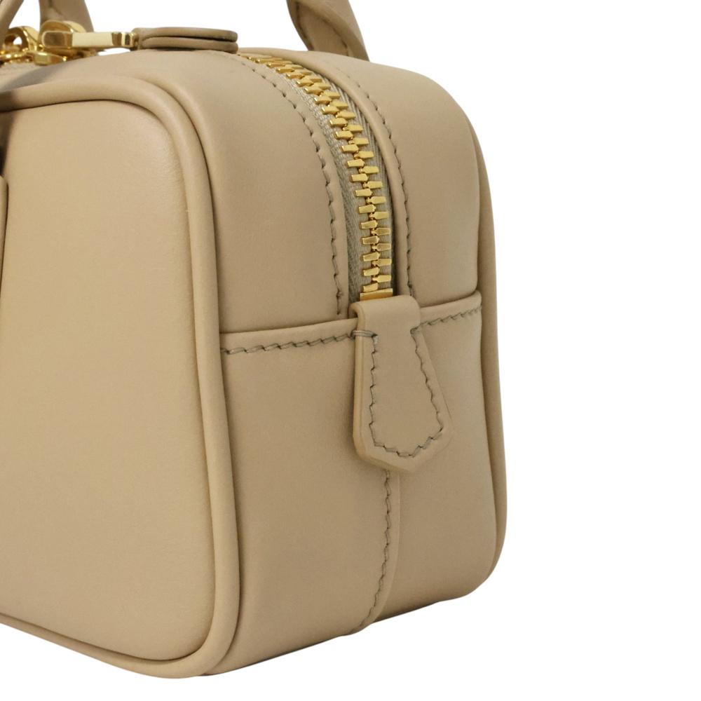 Miu Miu Arcadie Leather Tote Bag Black