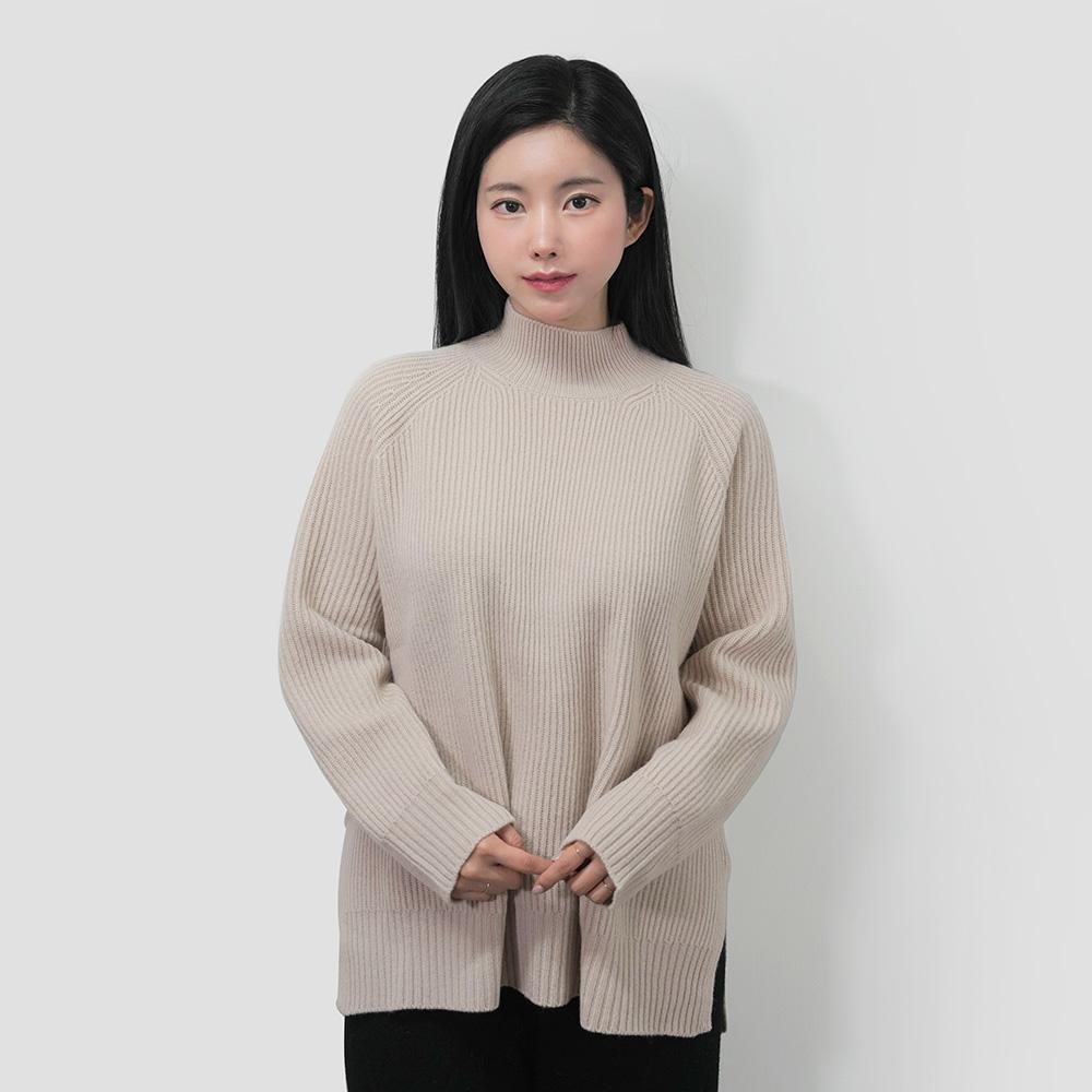 Max Mara Weekend ERIDANI Wool Crewneck Sweater Beige 53663133600 002