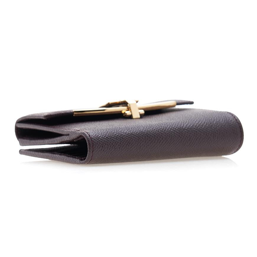 Ferragamo Gancini French Bifold Wallet for Women 22 C877 GANACHE BROWN 0758590