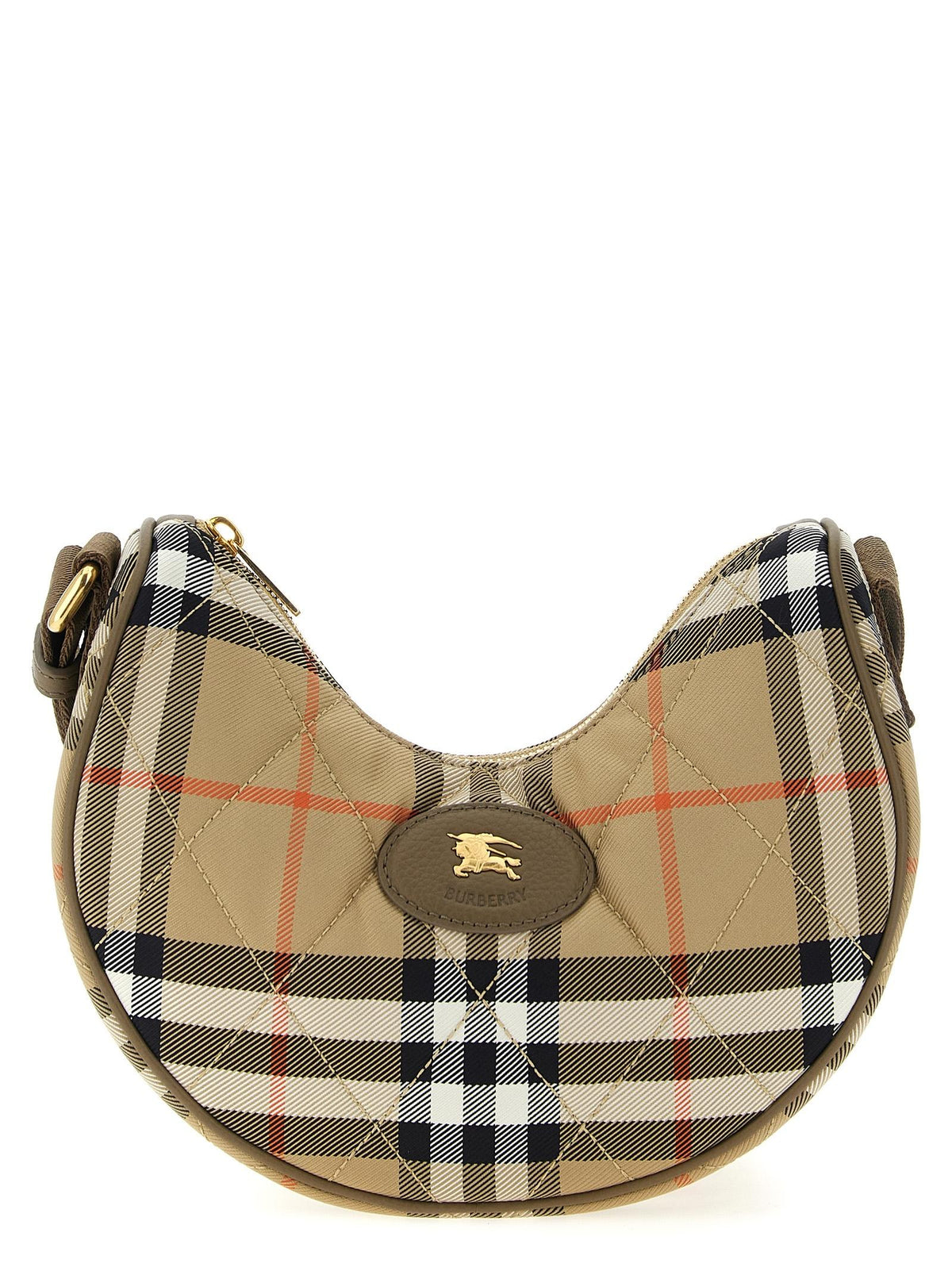 BURBERRY Sand Leather Crossbody Bag