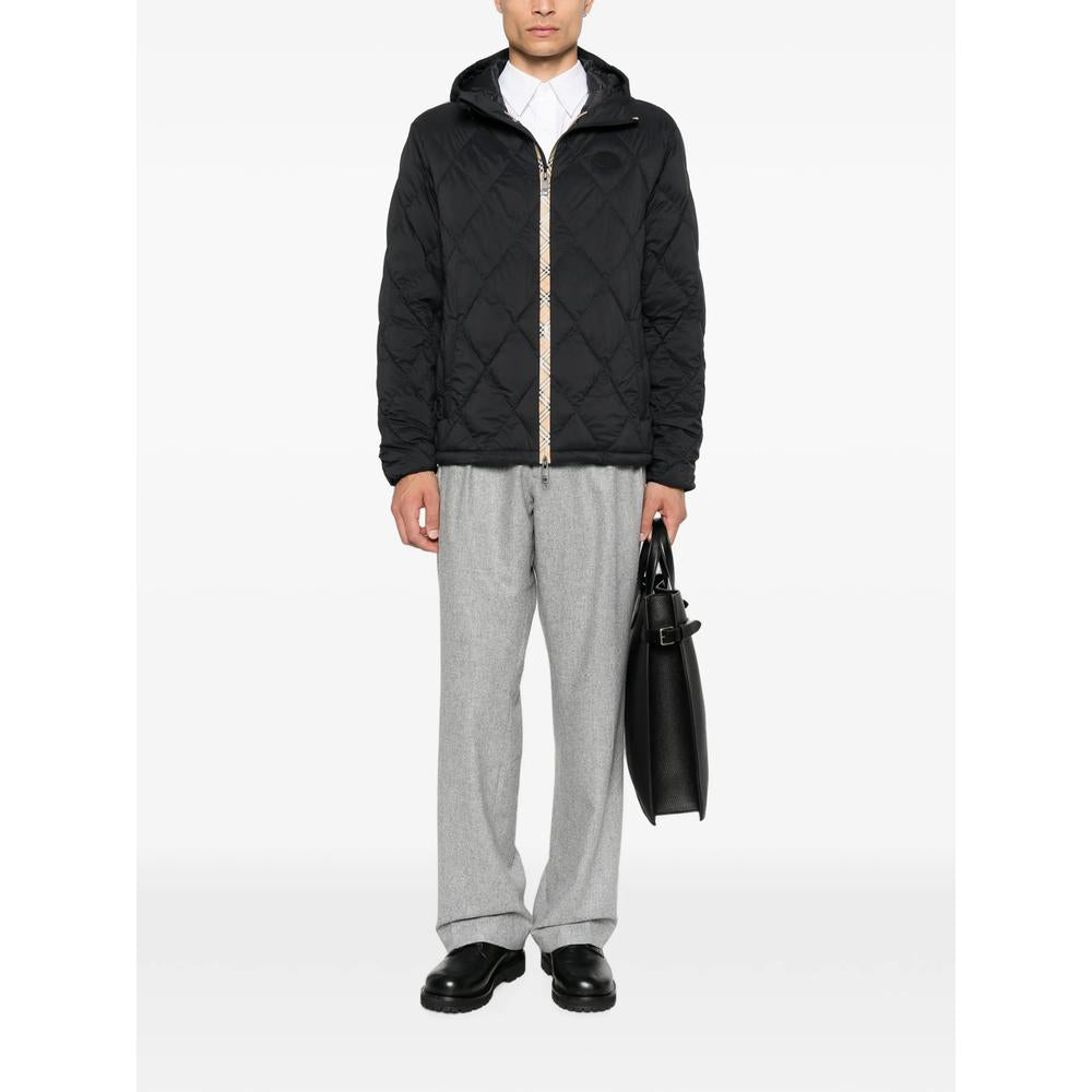 BURBERRY Black Hescott Casual Jacket for Men