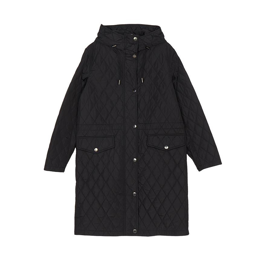 BURBERRY Hilgate Women’s Hooded Long Quilted Jacket 8110325