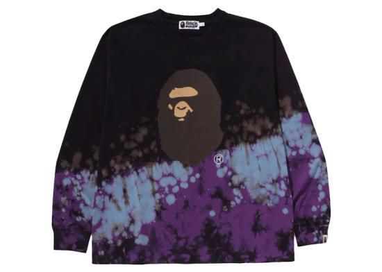 BAPE Black Long Sleeve Sweatshirt 001SWK801004 MBLK