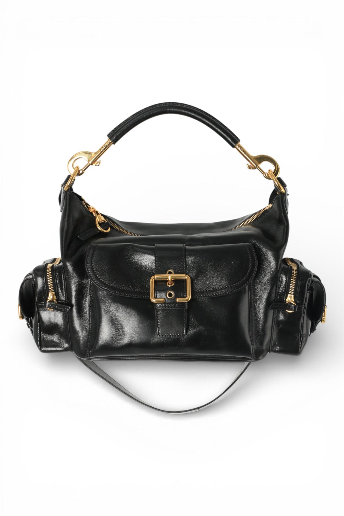 Chloe Medium Double Carry Camera Bag Black CHC24AS533N83 001