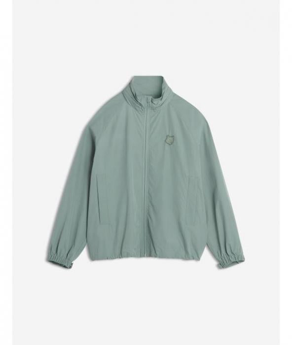 Maison Kitsune Windbreaker Bold Fox Head Hooded Sweatshirt B OM02201 WQ4045 0078