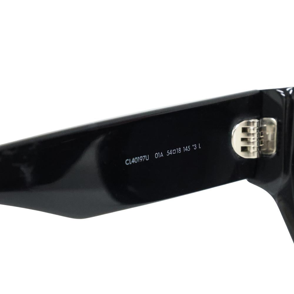 CELINE Monochrome 01 Women’s Sunglasses Black Acetate Oval