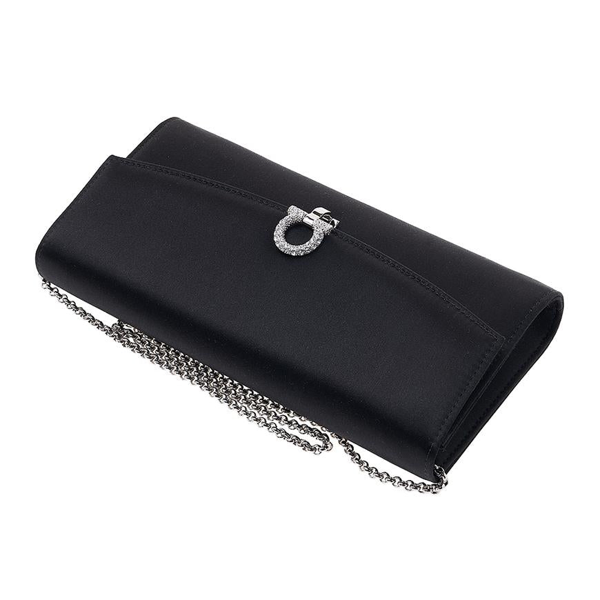 Ferragamo Gancini Mini Shoulder Bag for Women 21 2966 NERO 0758976