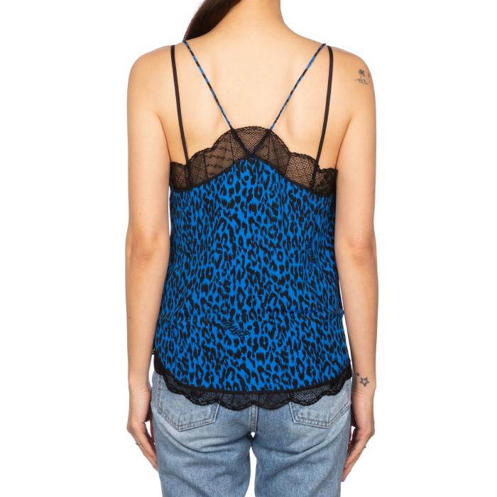 Zadig&Voltaire Leopard Print Sleeveless Top