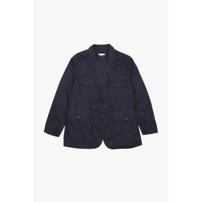 Engineered Garments Dark Navy High Count Twill Folk Jacket 25S1D036 QT127 PB002