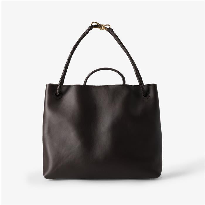 Bottega Veneta Large Andiamo Leather Crossbody Bag