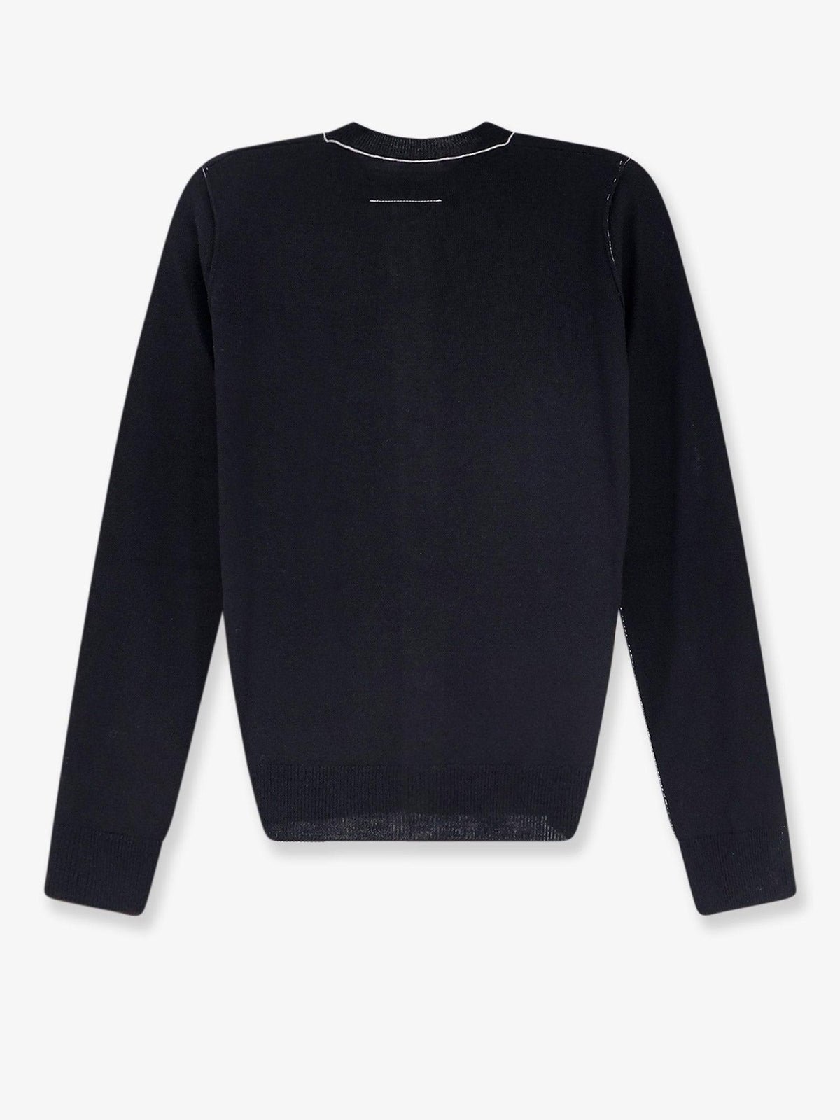 Maison Margiela Black Wool Blend Cardigan