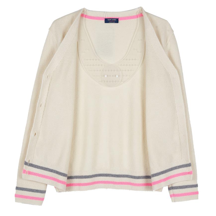Saint James Women’s ANNECY Cardigan ECUM HOLLY GRIS