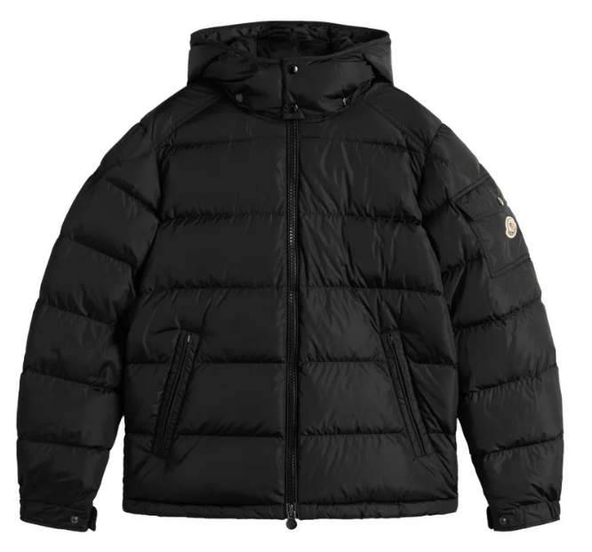 Moncler Matte Black Maya Down Jacket 1A53600 539ZD