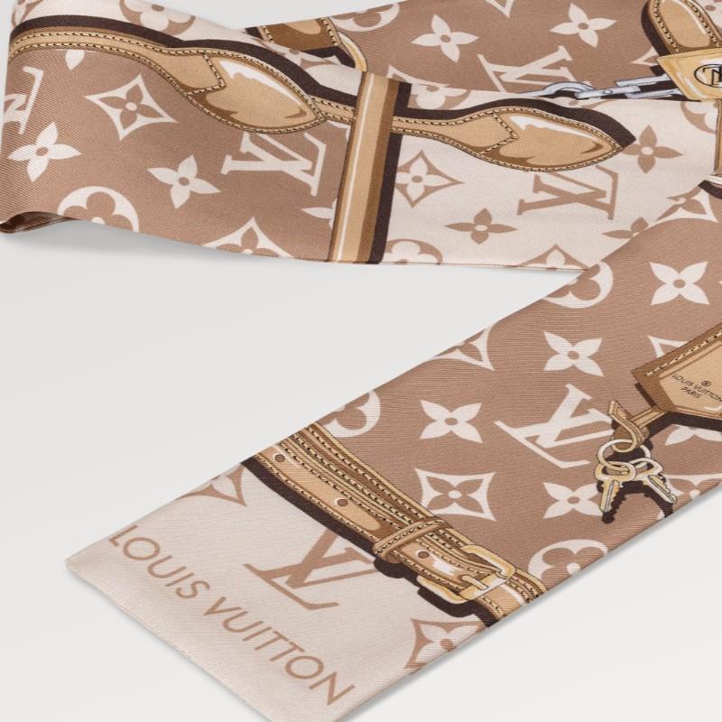 Louis Vuitton Monogram Confidential Bandeau Silk Scarf