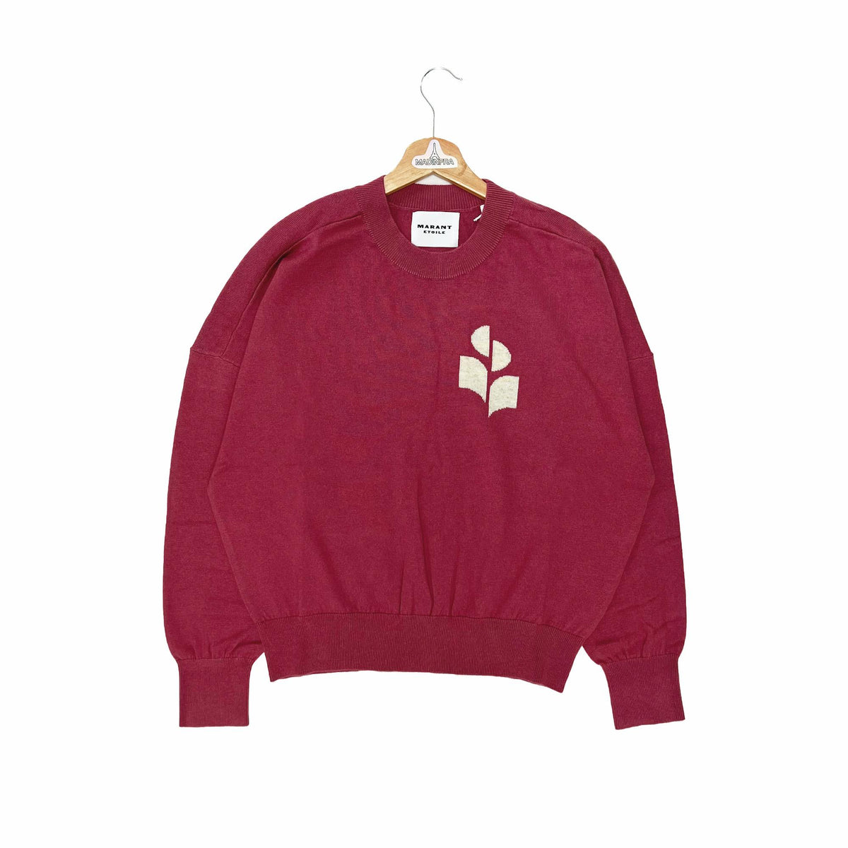 Isabel Marant Antique Pink Round Neck Knit Sweater PU0053FAA1X05E 40AK