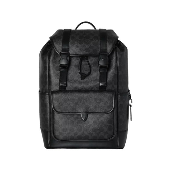 Coach League Flap Backpack Oxblood Leather Men's Backpack