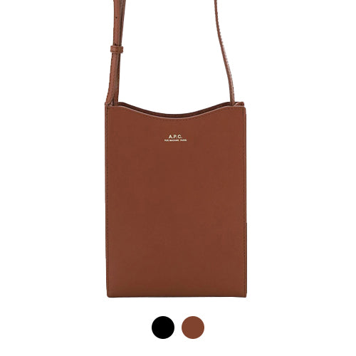 A.P.C. Jamie Saffiano Calfskin Leather Women's Crossbody Bag PXBQK PXBMW F63412