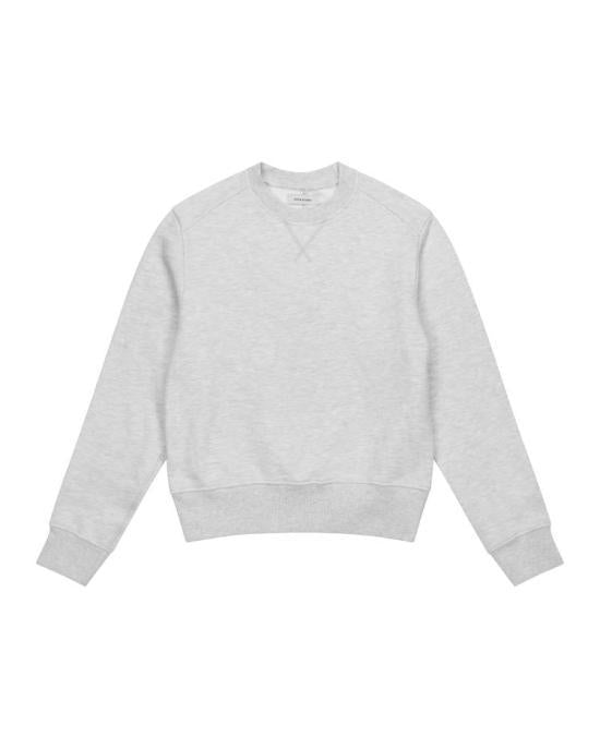 Entire Studios Heather Grey Long Sleeve Sweatshirt Men ENTU261 PRSW 015