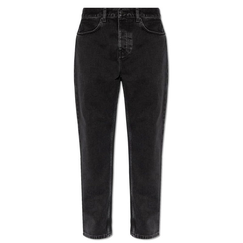 Carhartt Black Logo Patch Newel Denim Pants
