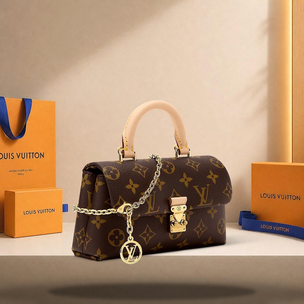 Louis Vuitton Nano Madeleine Monogram Coated Canvas Tote Bag