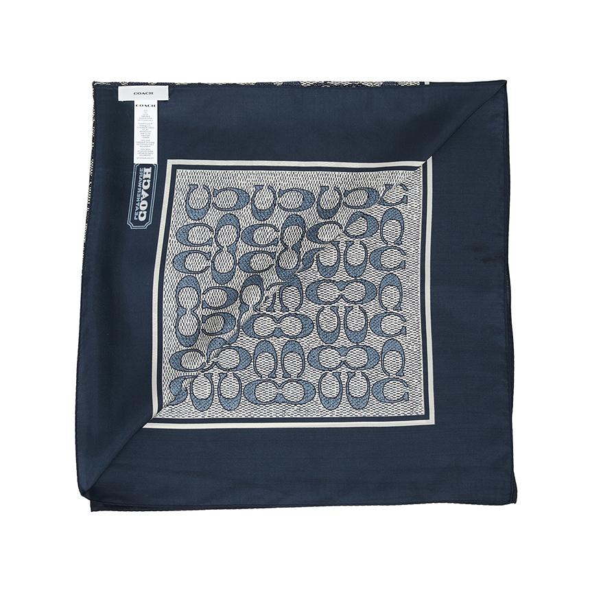 Coach Signature Silk Scarf Women’s