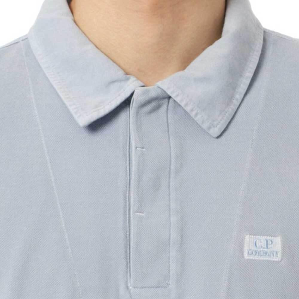 CP Company Pigment Dyed Pique Short Sleeve Polo T-Shirt f 20CMPL175A 005527S 809