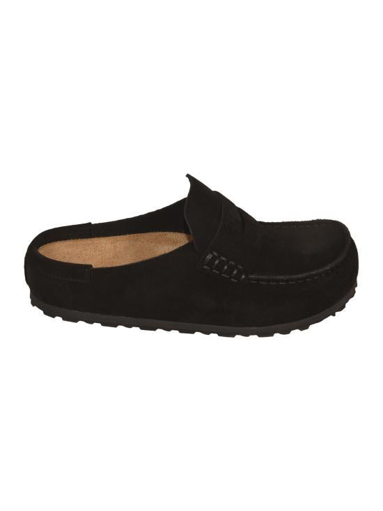 Birkenstock Suede Mule Slippers Women’s Casual Sandals 1030813 BLACK DOM