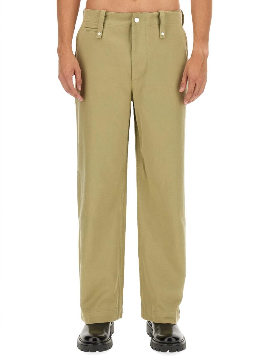 BURBERRY Gray Wool Suit Trousers