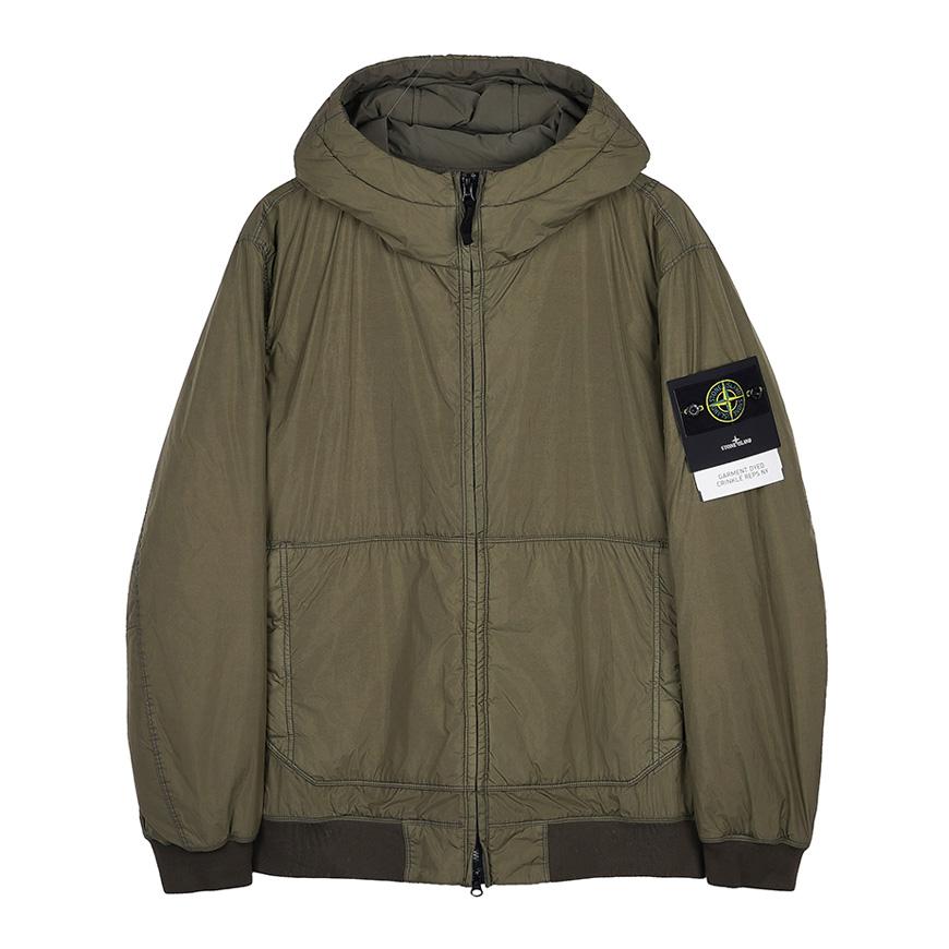 STONE ISLAND Men’s Crinkle Reps Hooded Jacket L1S154100110 S0A23 V005G