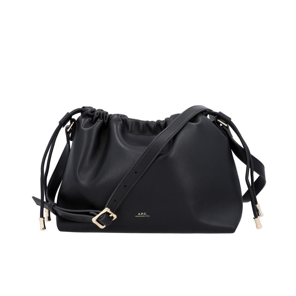 A.P.C. Ninon Mini Crossbody Bag Black Leather Women’s