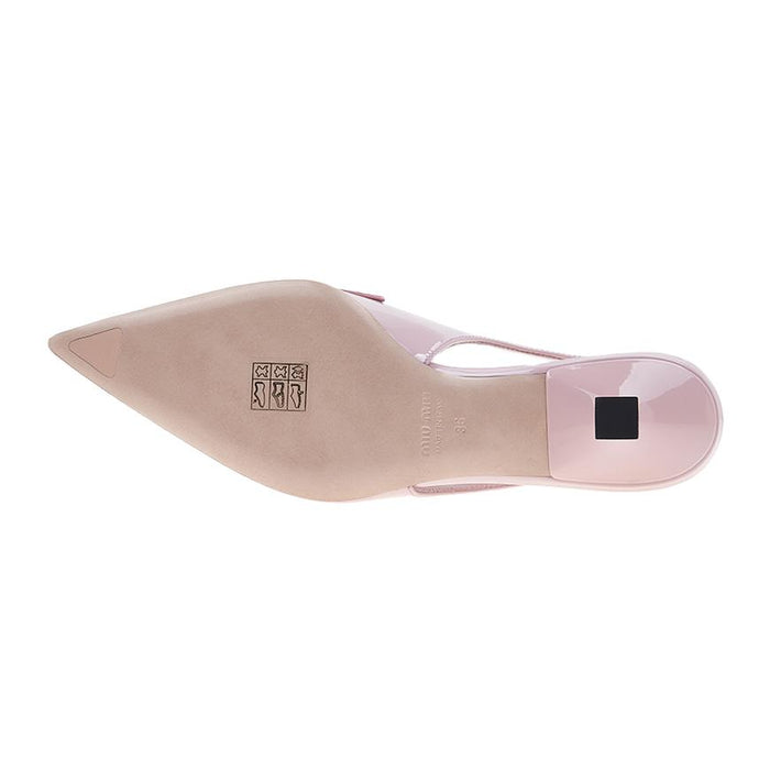 Miu Miu Patent Leather Slingback Pumps
