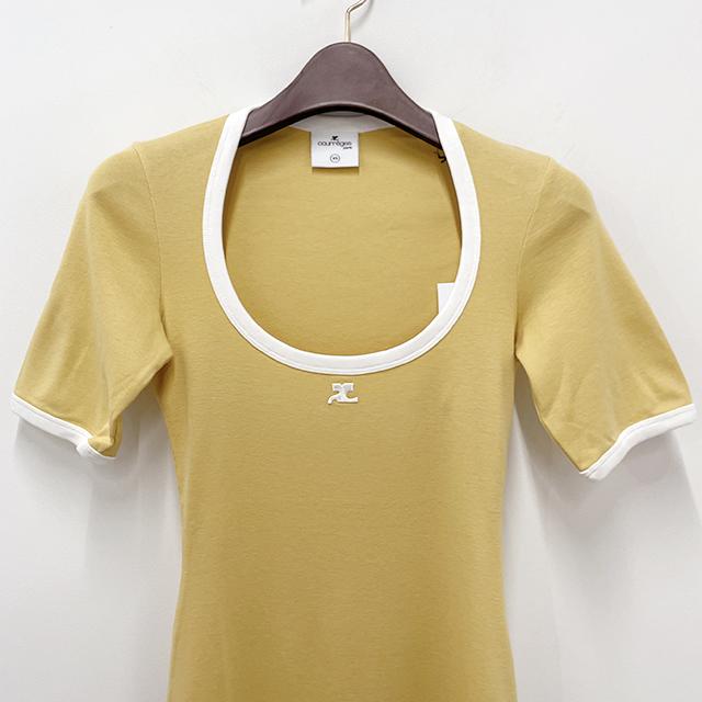 courreges Logo Cutout Mini Dress 124JRO358JS0070 B105