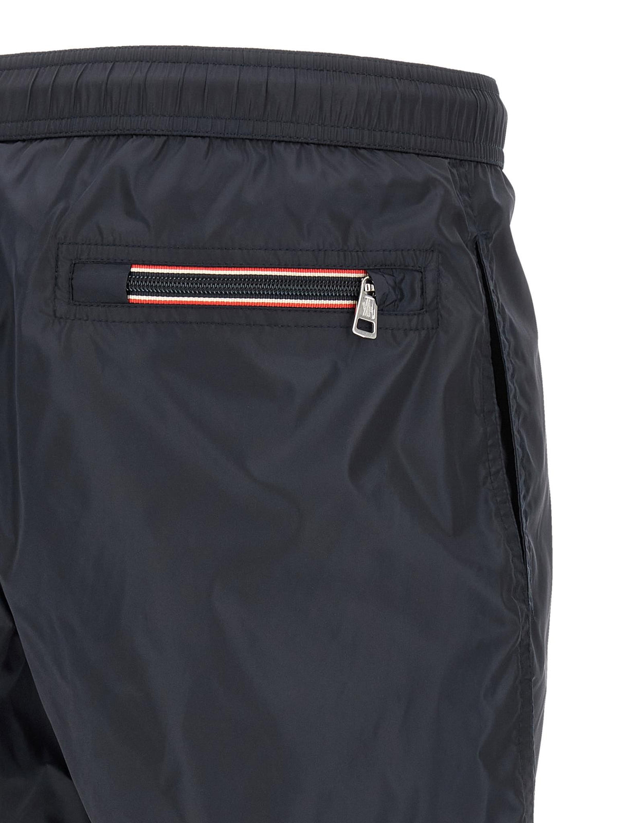 Moncler Navy Logo Swim Shorts for Men